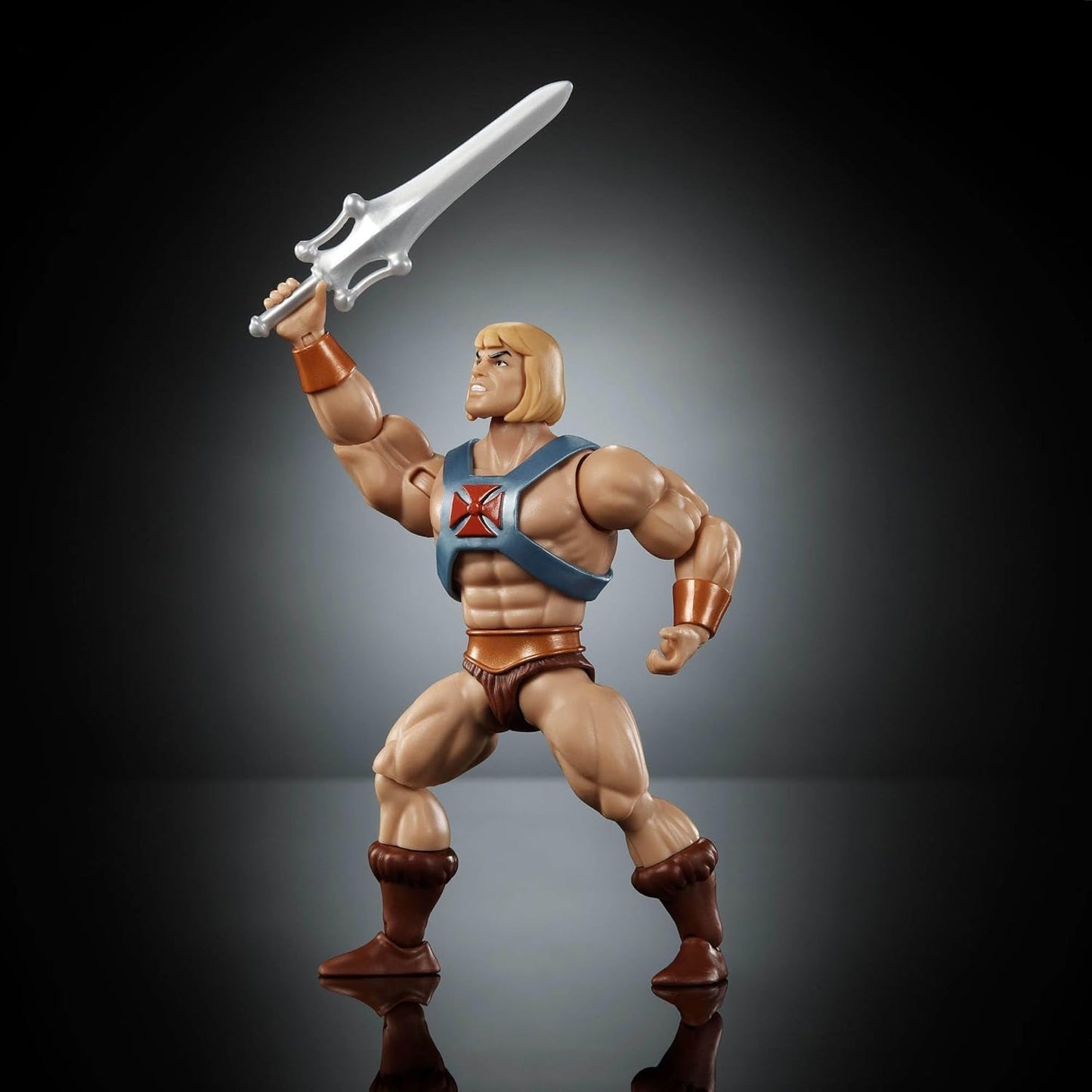 Masters of the Universe Origins Figurka Faker z kolekcji kreskówek, około 14 cm wzrostu, duplikat He-Mana z serialu telewizyjnego z lat 80., szczegółowy projekt i 16 punktów ruchu, JBM82 Figurki Naty Shop