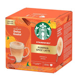 STARBUCKS Pumpkin Spice Latte marki Nescafé Dolce Gusto, Dunkle Röstung, Kaffeekapseln 6 x 12 (72 Kapseln)
