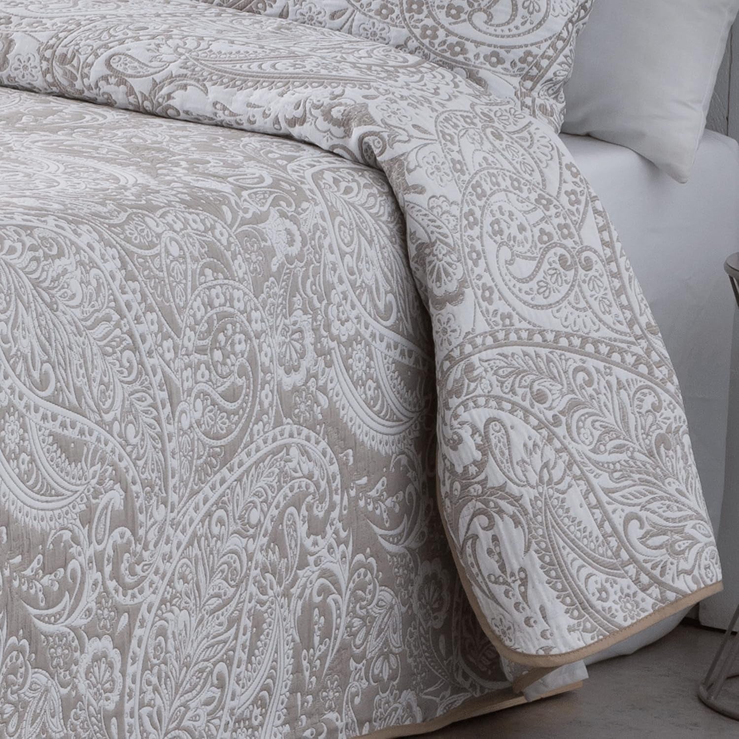 VIALMAN Sofia 30 Bouti Lekka kołdra na podwójne łóżko | kołdra o wymiarach 250 X 270 cm, szara Kołdry i kołdry Sklep Naty