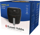 Russell Hobbs Air Fryer L 4L Rapid Airfryer, 7 funkcji gotowania, 10 programów Sprzęt AGD Naty Shop