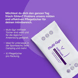 Multi-Gyn Intifresh, chusteczki do higieny intymnej do użytku zewnętrznego, 12 chusteczek nawilżanych