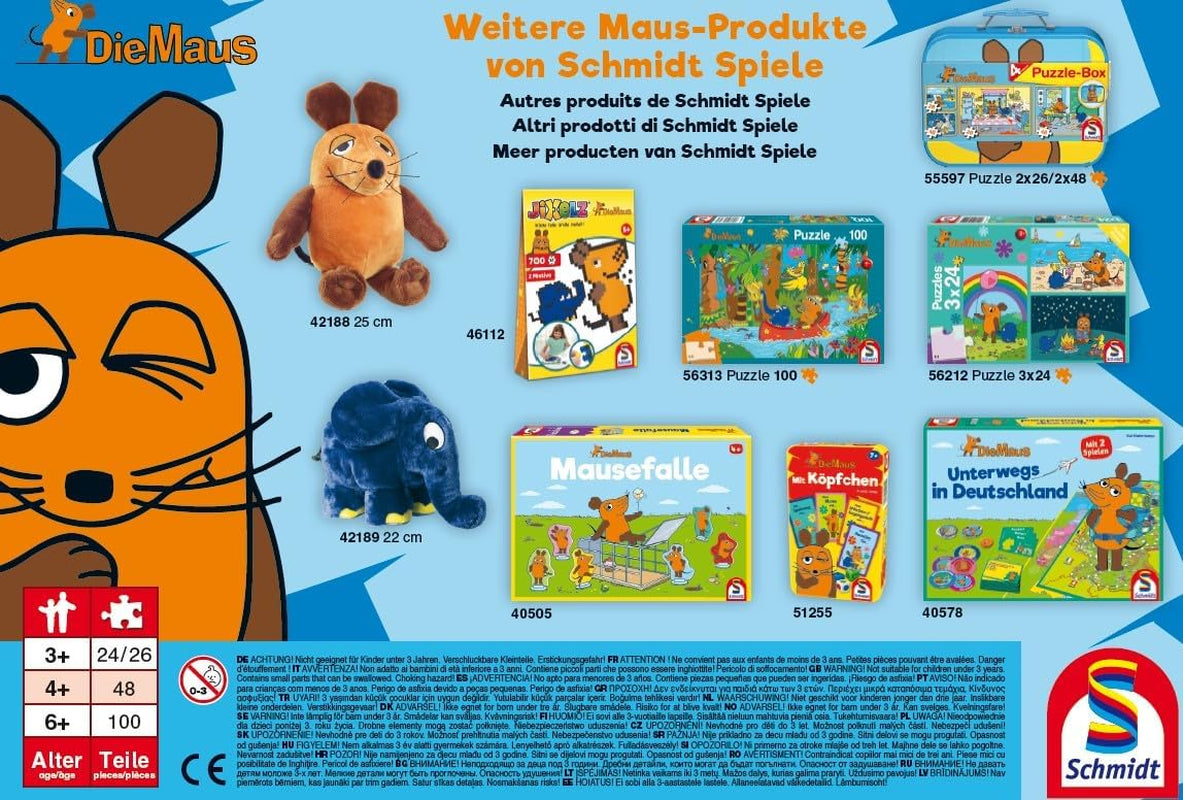 Mysz w dżungli (układanka dla dzieci) Puzzle Naty Shop
