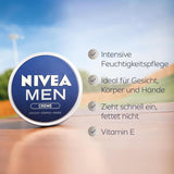NIVEA MEN Creme, odżywczy krem do skóry z witaminą E, 150 ml Naty Shop