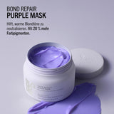 Schwarzkopf Professional BLONDME Bond Repair Purple Mask Maska do włosów chłodnych Neutralizuje żółte odcienie do włosów farbowanych, rozjaśnianych i jasnych Głęboko odżywiająca i wzmacniająca maska do włosów 200 ml Naty Shop