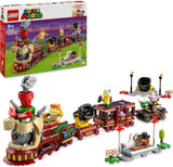 LEGO Super Mario Express Pociąg Bowser Zestaw przygodowy dla dzieci z młotkiem Brat 2 gumby i 2 parapunktury Nintendo Prezent dla chłopców Dziewczęta Gracze 71437 Zestawy do budowania Besuche den LEGO-Store Default Title