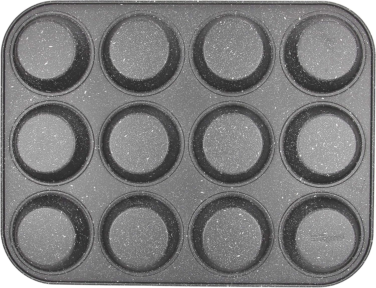 Pure Roq Muffinform Für 12 Muffins, Aluminium, Schwarz Formy i blachy do pieczenia Naty Shop