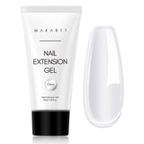 Makartt Poly Nail Extension Gel - 50 ML Extension Builder Akrylowy Poly Nägel Aufbaugel Extender Gel Für Gelnägel Für Nagelverlängerung, Nagelstärkung, Dekoracja paznokci (przezroczysty)