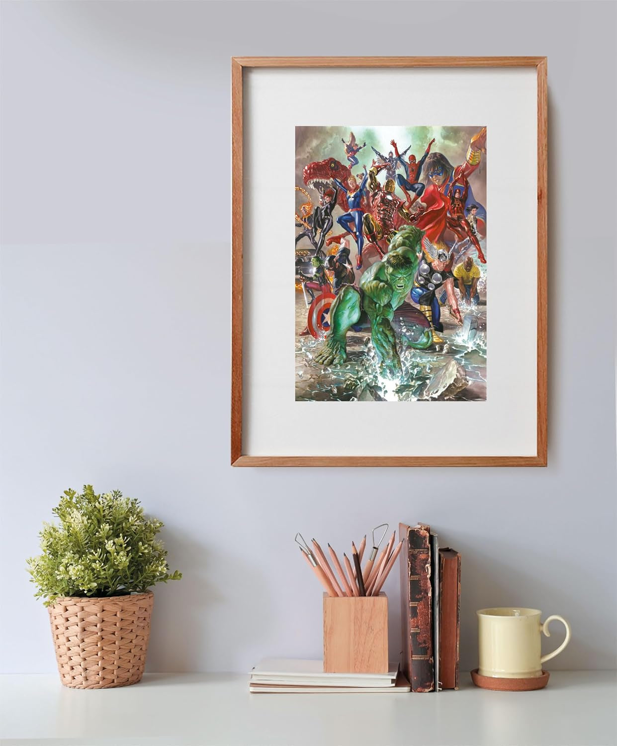 Clementoni Marvel Puzzle 500 elementów dla dorosłych - Puzzle dla dorosłych w wymiarach 49 x 36 cm - Trudne puzzle dla dorosłych od Clementoni 35546 Puzzle Naty Shop
