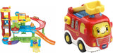 Vtech TUT TUT Baby Flitzer - Garaż, kolorowy, 66,6 x 75,3 x 45,1 cm & TUT TUT Baby Flitzer - Wóz strażacki - samochodzik z muzyką, przyciskiem świetlnym, ciekawymi zdaniami i dźwiękami Bebe Naty Shop Toys Domyślny tytuł