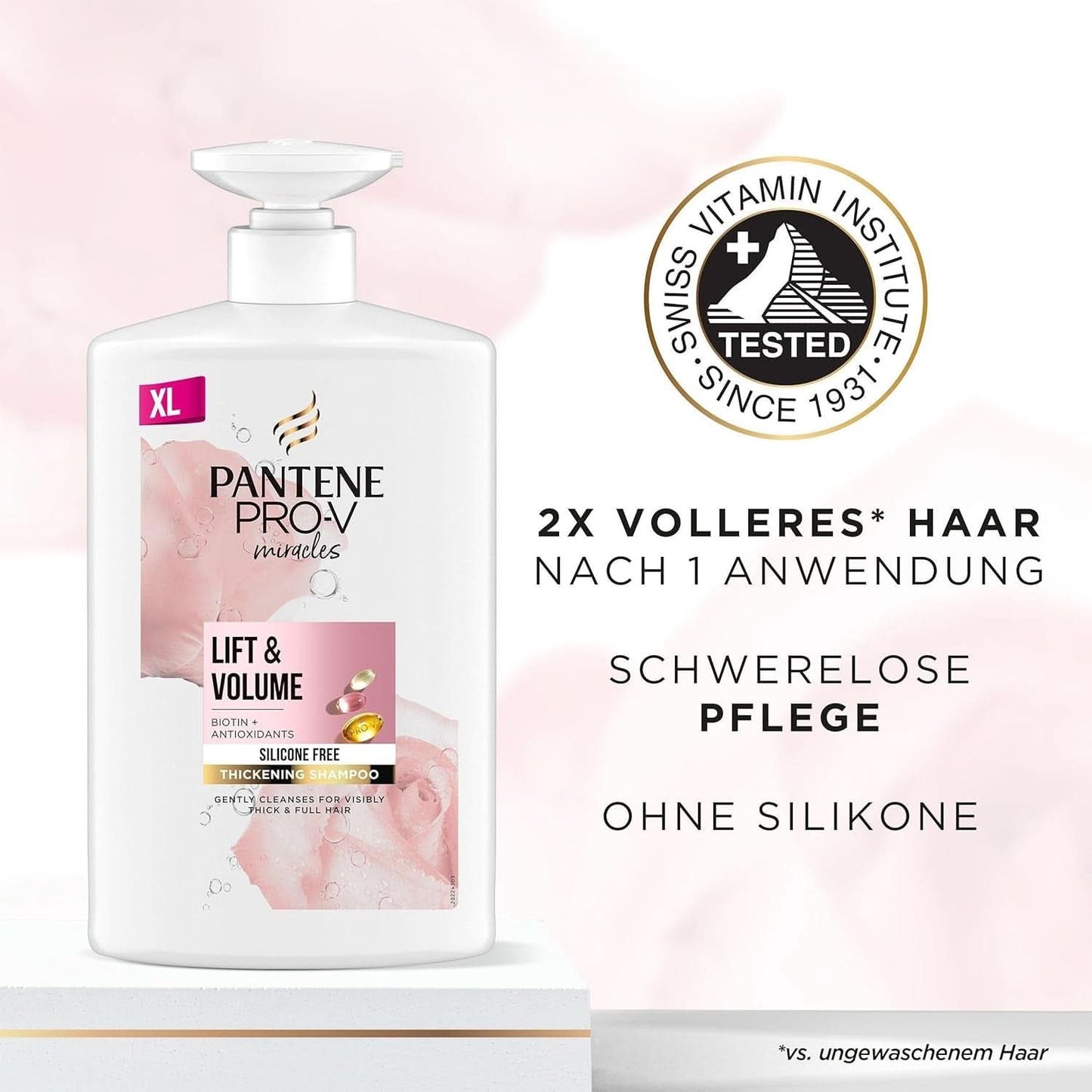 Pantene Pro-V Miracles Lift'N'Volume, XXL, 1 litr Naty Shop Prysznic i wanna