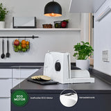 Ritter Markant 05 Wielofunkcyjna składana elektryczna krajalnica i krajalnica do chleba z silnikiem ekologicznym Made in Germany Niszczarki i krajalnice Naty Shop