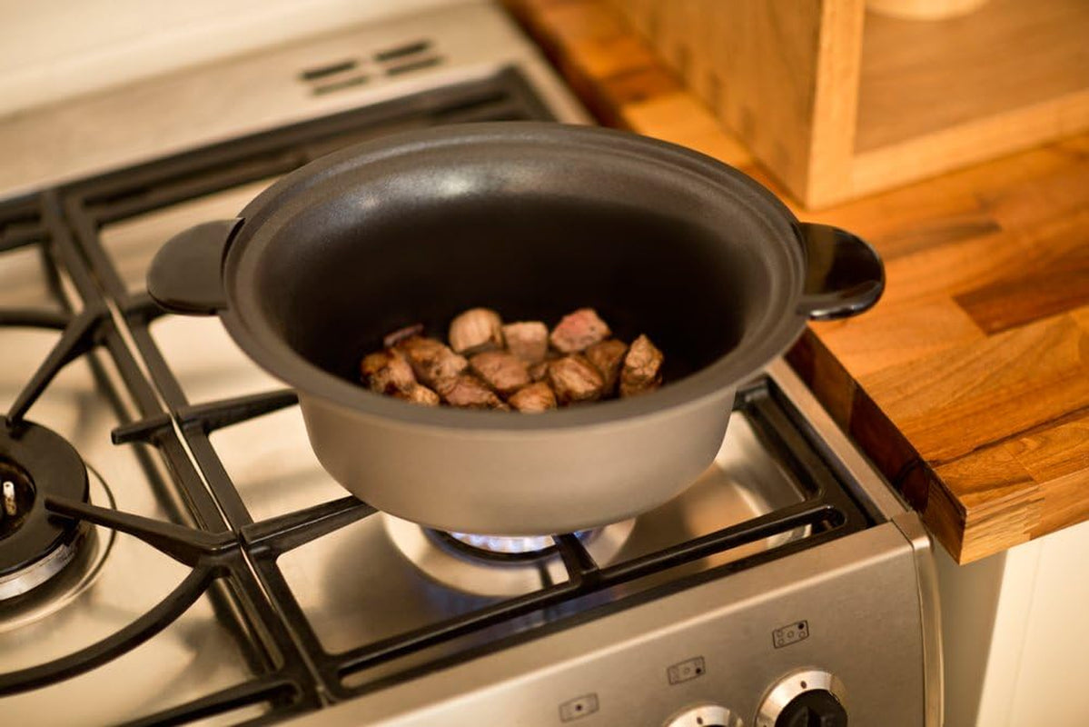Wolnowar Russell Hobbs, 3,5 litra z powłoką nieprzywierającą, stal nierdzewna, 3 ustawienia temperatury i funkcja utrzymywania ciepła, Wolnowar 160 W Naty Shop