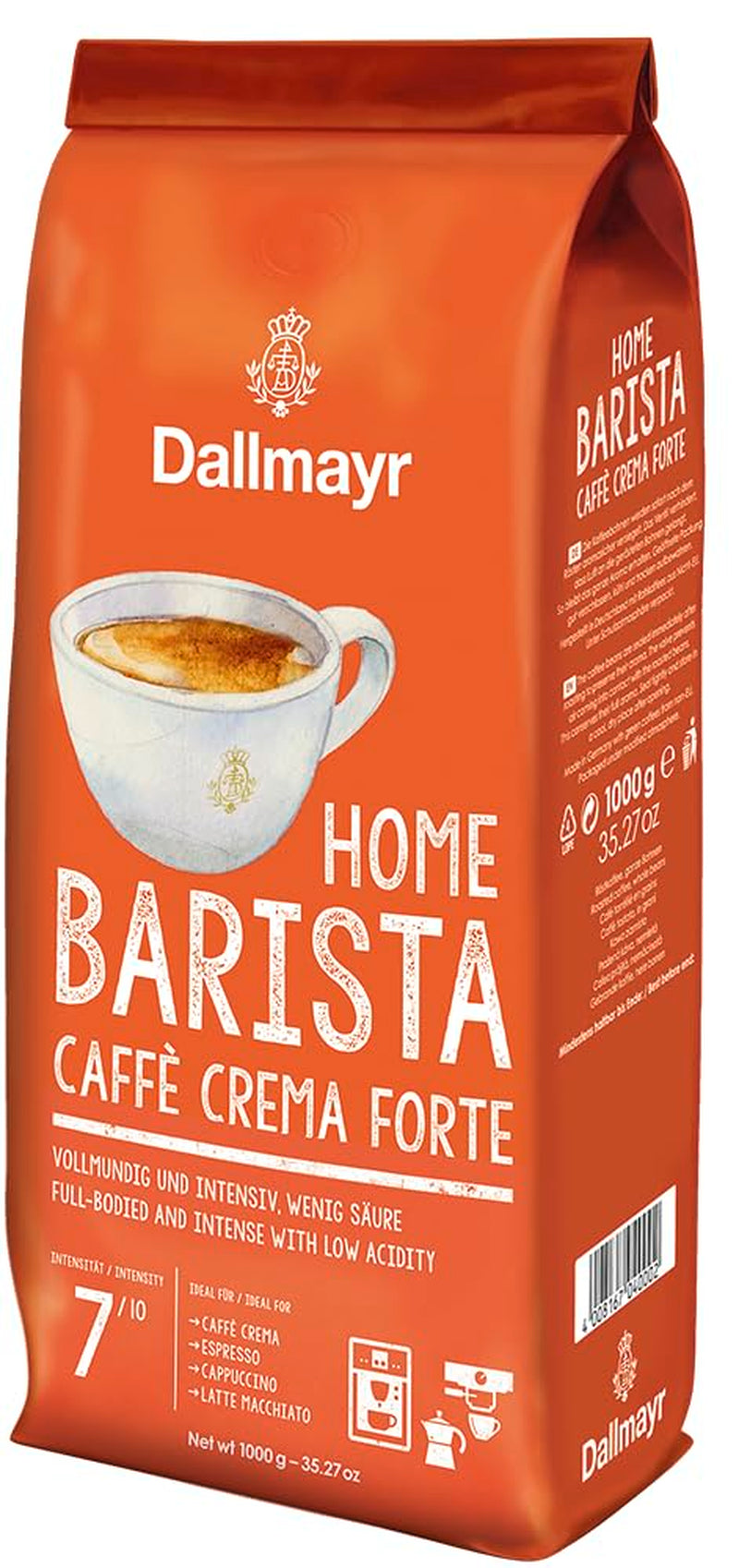 W domu Barista Caffé Crema Forte 1000g cała fasola
