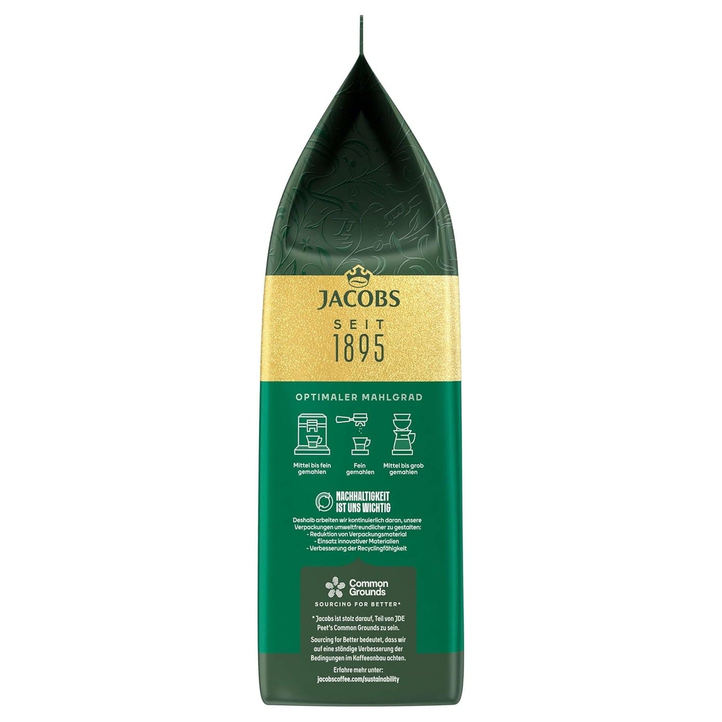 Jacobs Krönung Cream, kawa pełnoziarnista, opakowanie 4 szt. (4 x 1000 g)