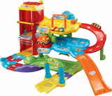 Vtech TUT TUT Baby Flitzer - Garaż, kolorowy, 66,6 x 75,3 x 45,1 cm & TUT TUT Baby Flitzer - Wóz strażacki - samochodzik z muzyką, przyciskiem świetlnym, zdaniami i ciekawymi dźwiękami Bebe Toys Naty Shop