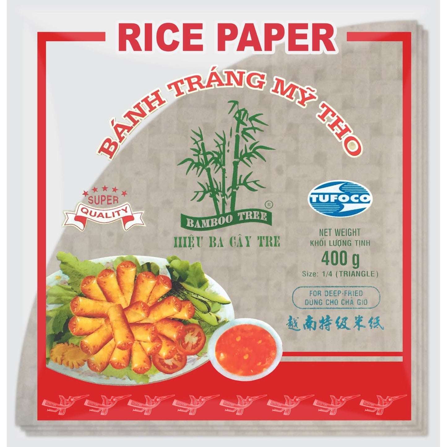 BAMBUSOWE DRZEWO - Papier ryżowy 22 cm. (Rolki letnie) - 1 x 400 g