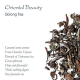 Oriental Beauty Tajwańska herbata Oolong - Dongfang Meiren Tajwańska herbata - Wu Long Białe końcówki lub niebieska herbata Wu Long Tea Orientalna niebieska herbata Niebieska herbata Olong Herbata Olong Organiczna herbata Oolong Herbata Olong
