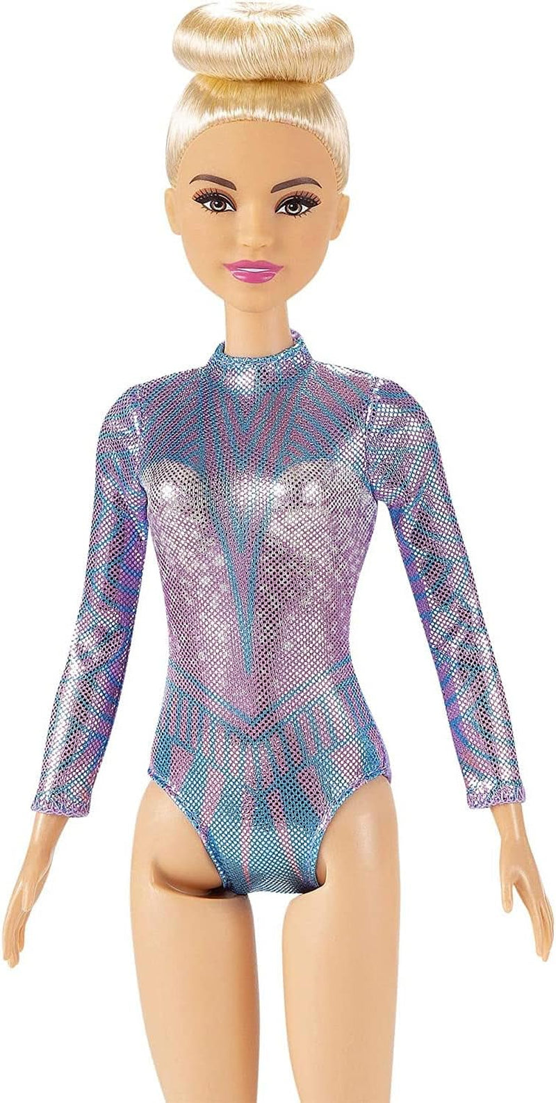 Barbie Możesz Być Kimkolwiek Seria Blond Włosy Akcesoria do Gimnastyki Rytmicznej W zestawie Lalka Prezent Dla Dzieci Wiek 3+ GTN65