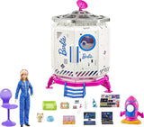 Barbie GXF27 - kosmiczna przygoda na stacji kosmicznej, kosmiczna lalka, szczeniak, stacja robocza, sceny kosmiczne, 20 akcesoriów, zabawka prezentowa dla dzieci w wieku od 3 lat