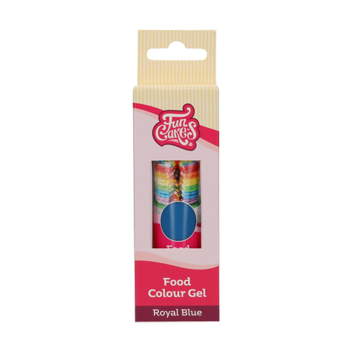 Funcakes barwnik spożywczy w żelu Royal Blue: Wysoce skoncentrowany barwnik spożywczy do ciast, śmietany, fondantu i marcepanu. Łatwe dozowanie. Pojedyncza kropla pozwala uzyskać żywe kolory. Halal. 30 gr.