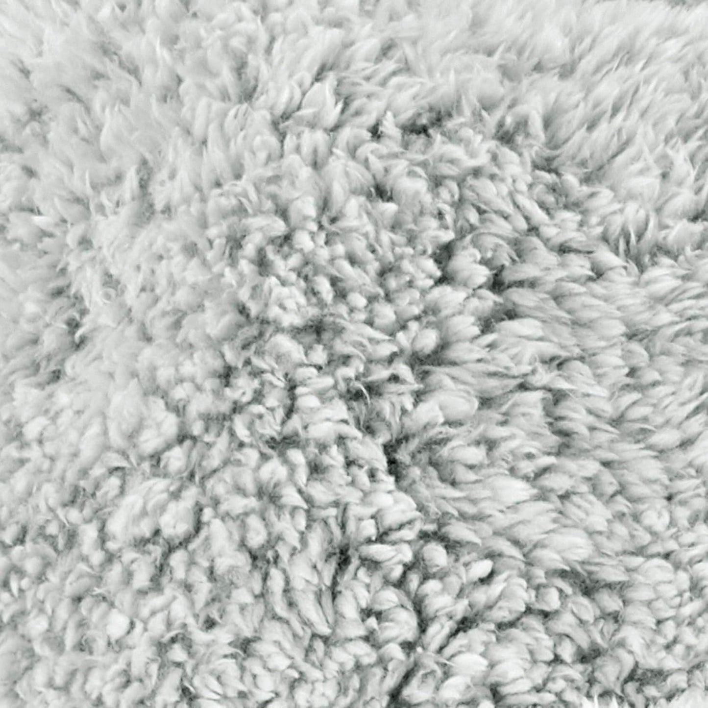 Aqua-Textil Puszysty koc-przytulanka 150 X 200 cm Szary Biały Melange Pluszowy koc TV Narzuta na łóżko Polar Sherpa Oeko-Tex Ottawa Łóżka i koce Besuche den aqua-textil-Store