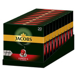 Jacobs Kaffeekapseln Guten Morgen XL Intense - 10er Pack (10 x 20 Getränke) i Kaffeekapseln Lungo Classico, Intensität 6 z 12, 20 Kapseln kompatybilnych z Nespresso®*, 10 x 20 Getränke
