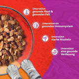 WHISKAS Duo Saszetki na porcje mokrej karmy, opakowanie zbiorcze, klasyczna kombinacja w galarecie, 12 x 85g