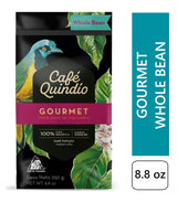 Cafe Quindio Gourmet - Kawa specjalna - 100% ziaren kawy Arabica, Kolumbia, 250g - idealna do ekspresów kolbowych, ekspresów w pełni automatycznych, kawy filtrowanej lub prasy francuskiej