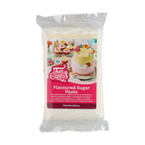 Fondant Funcakes o smaku bezowym: Łatwy w użyciu, gładki, elastyczny, miękki i plastyczny, idealny do dekoracji ciast, koszerny i bezglutenowy. 1 kg