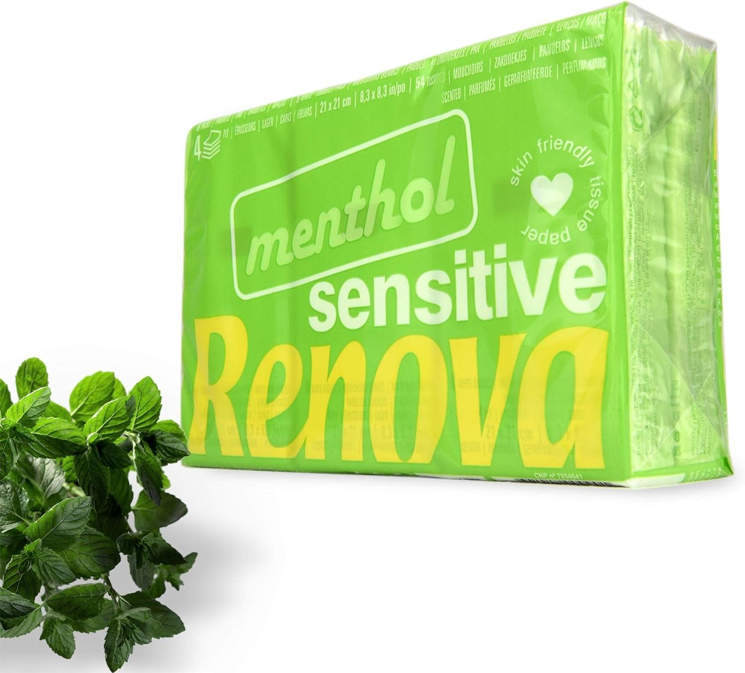 Chusteczki kieszonkowe Renova SENSITIVE MENTHOL 6 szt. Regularne białe 1 szt. (6 szt.)