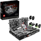 LEGO 75329 Star Wars Death Star Trench Run Diorama Zestaw dla dorosłych X-Wing Luke'a Skywalkera Artykuł dla fanów Nowa nadzieja Dekoracja pokoju Zestawy upominkowe do budowania Besuche den LEGO-Store Single