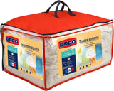 DODO 25665 Kocyk na 4 pory roku 140 x 200 cm biały poliester Kołdry i kołdry Naty Shop