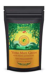 Zestaw do herbaty Yerba Mate ● Herbata Mango Tropicales Mate 500G ● Zestaw do herbaty Mate 4X25G ● Herbata Mate z Owocami ● Herbata Yerba Mate z Mango, Ananasem, Cytryną