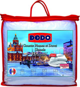DODO 40381220 Koc Helsinki, materiał zewnętrzny bawełna perkalowa, wypełnienie z kaczego puchu/skóry, 240 cm 220 cm, biały Kołdry i kołdry Naty Shop
