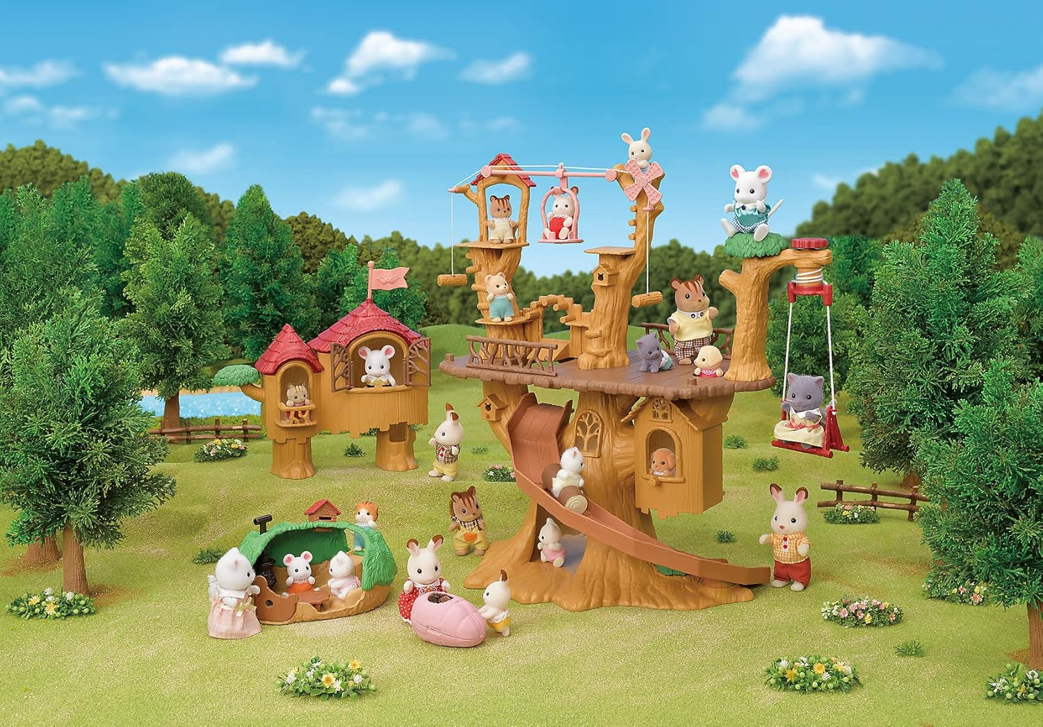 Sylvanian Families 5452 Kolejka linowa dla dzieci — domek dla lalek