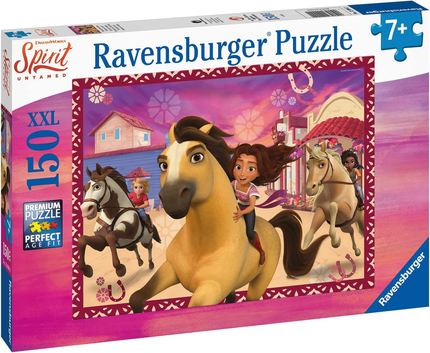 Ravensburger Puzzle dla dzieci - 12994 Friends For Life - Dreamworks Spirit Puzzle dla dzieci od 7 lat, zawierające 150 elementów w formacie XXL Puzzle Naty Shop