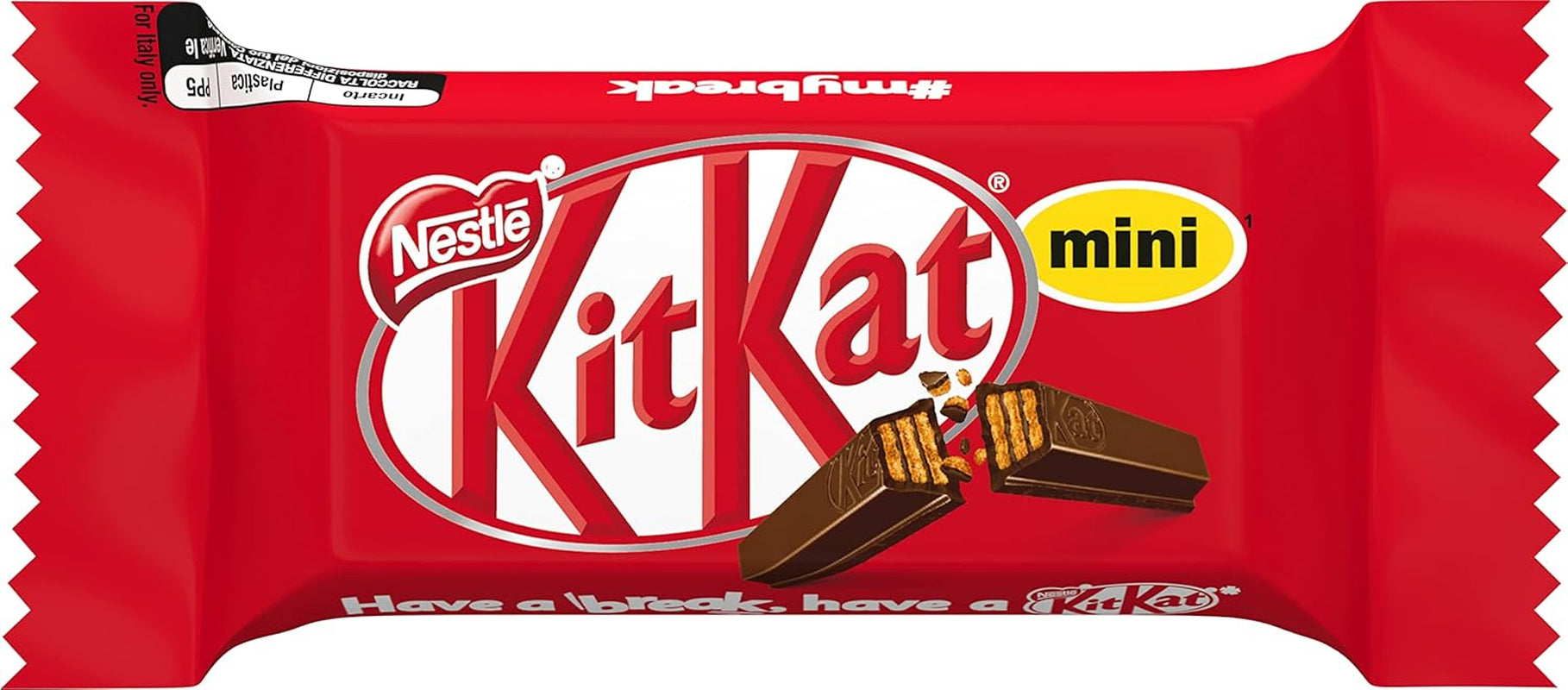 Nestlé Mini Batony Czekoladowe Chrupiące Batoniki Waflowe Mlecznej Czekolady 3 Opakowania (1 x 217g)