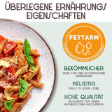 Ekologiczny Makaron Tortiglioni Nr 89 - 500g Makaron pszenny o obniżonej zawartości tłuszczu – Niska zawartość tłuszczu – Źródło błonnika i białka