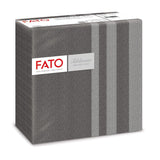 Fato - Serwetki papierowe suche, airlaid, efekt tekstylny, opakowanie 50 serwetek, 40X40 złożone w formacie 4, Tropicana Decor