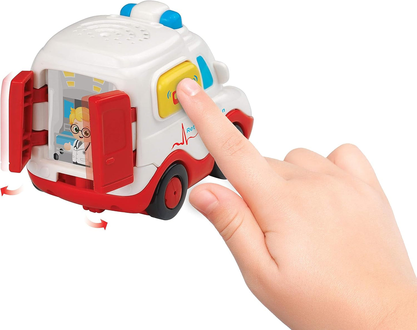 Baby 80-127804 - TUT TUT Baby Speedster - Zestaw drogowy i 80-517004 TUT TUT Baby Speedster Ambulans Zabawka dla dzieci, wielokolorowa Bebe Toys Naty Shop