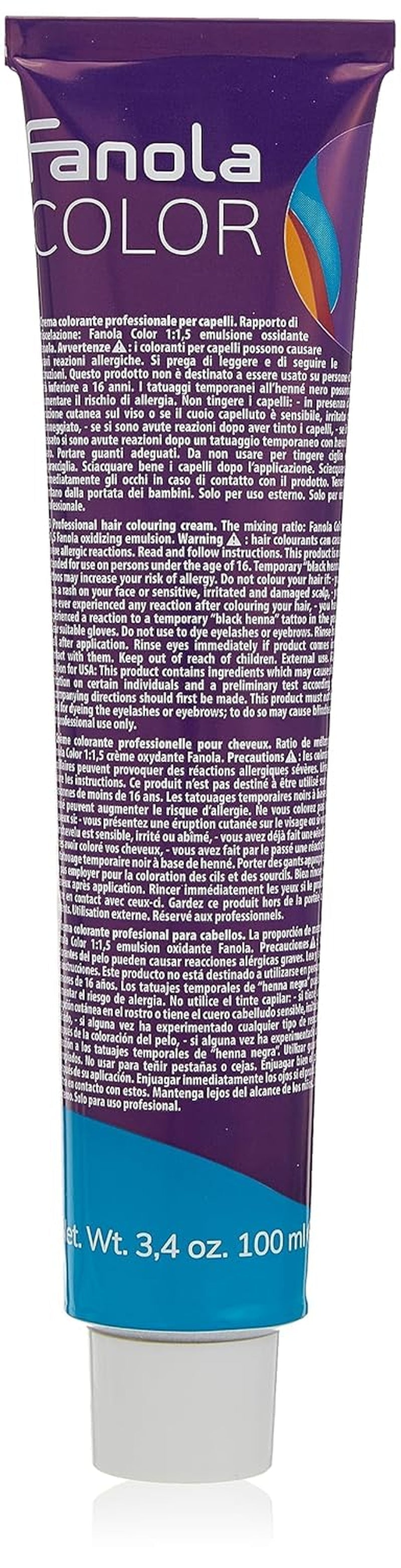 Fanola crema colore Krem koloryzujący 7.0 Blond, 100 ml