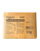 Makaron szklany DIAMOND, krótki makaron szklany ze skrobi z fasoli mung, naturalnie wegański i bezglutenowy - 1 x 5 kg