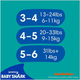 Pampers (stara wersja), Splashers Jednorazowe spodenki kąpielowe – Rozmiar 5/6 (14 kg+) – Pudełko zawierające 8 opakowań po 10 sztuk