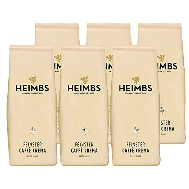 Finest Caffè Crema, cała fasola 500 g, opakowanie 6 szt