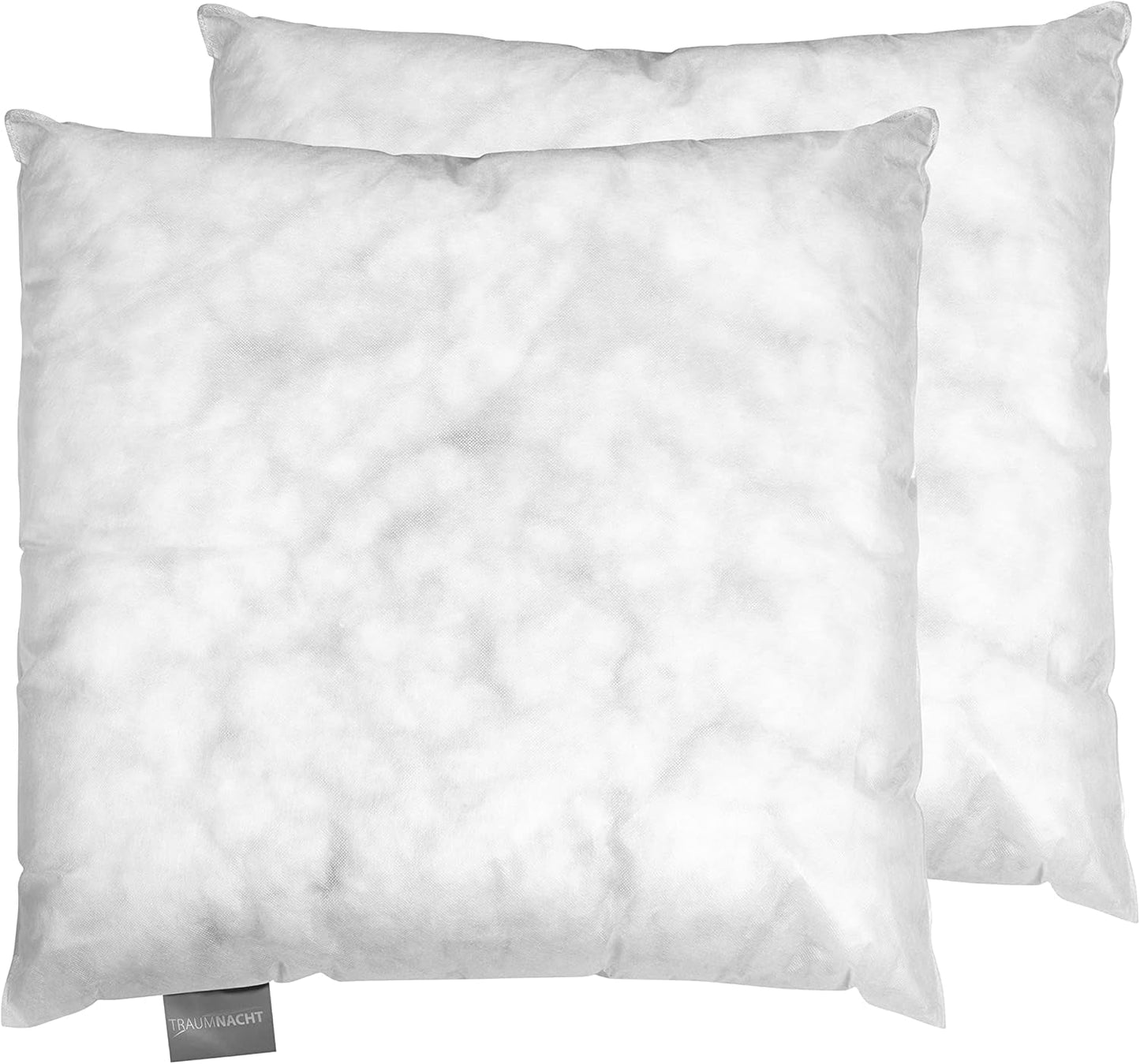 Podstawowy zestaw poduszek Traumnacht Green składający się z dwóch poduszek 80 x 80 cm, z certyfikatem Oeko-Tex, wyprodukowany zgodnie z niemieckim standardem jakości Standardowe poduszki Naty Shop