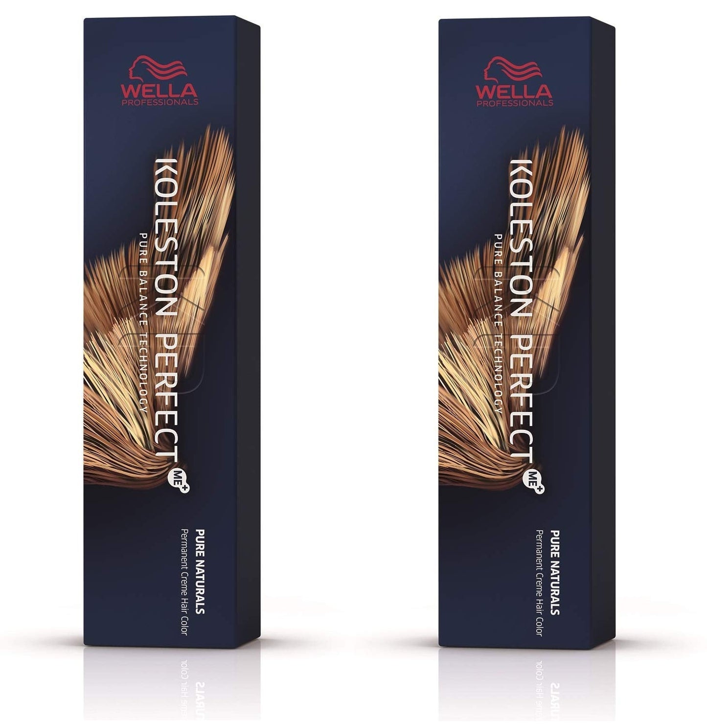 Wella Professionals Wella Koleston Perfect ME KP Pure Naturals 5/00 Jasnobrązowy Naturalny Intensywny, opakowanie 2 szt. Farba do włosów Naty Shop Brązowy, biały 60 ml (opakowanie 2 szt.)