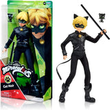 BANDAI - Cudowna Biedronka - Lalka Manekin 26 cm - Motan Noir - Oficjalnie licencjonowany Miraculous - Przegubowa lalka Motan Noir - Zabawka dla dzieci w wieku od 4 lat - P50002