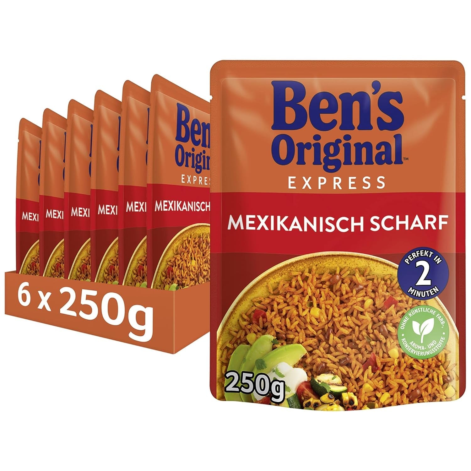 BEN'S ORIGINAL™ Meksykański ryż ekspresowy 6 x 220g