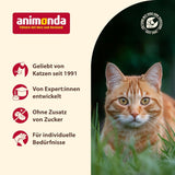 Animonda Carny mokra karma dla kota indyk + kurczak + krewetki (6 x 800g), bezzbożowa, bezcukrowa mokra karma dla kotów ze świeżymi składnikami mięsnymi