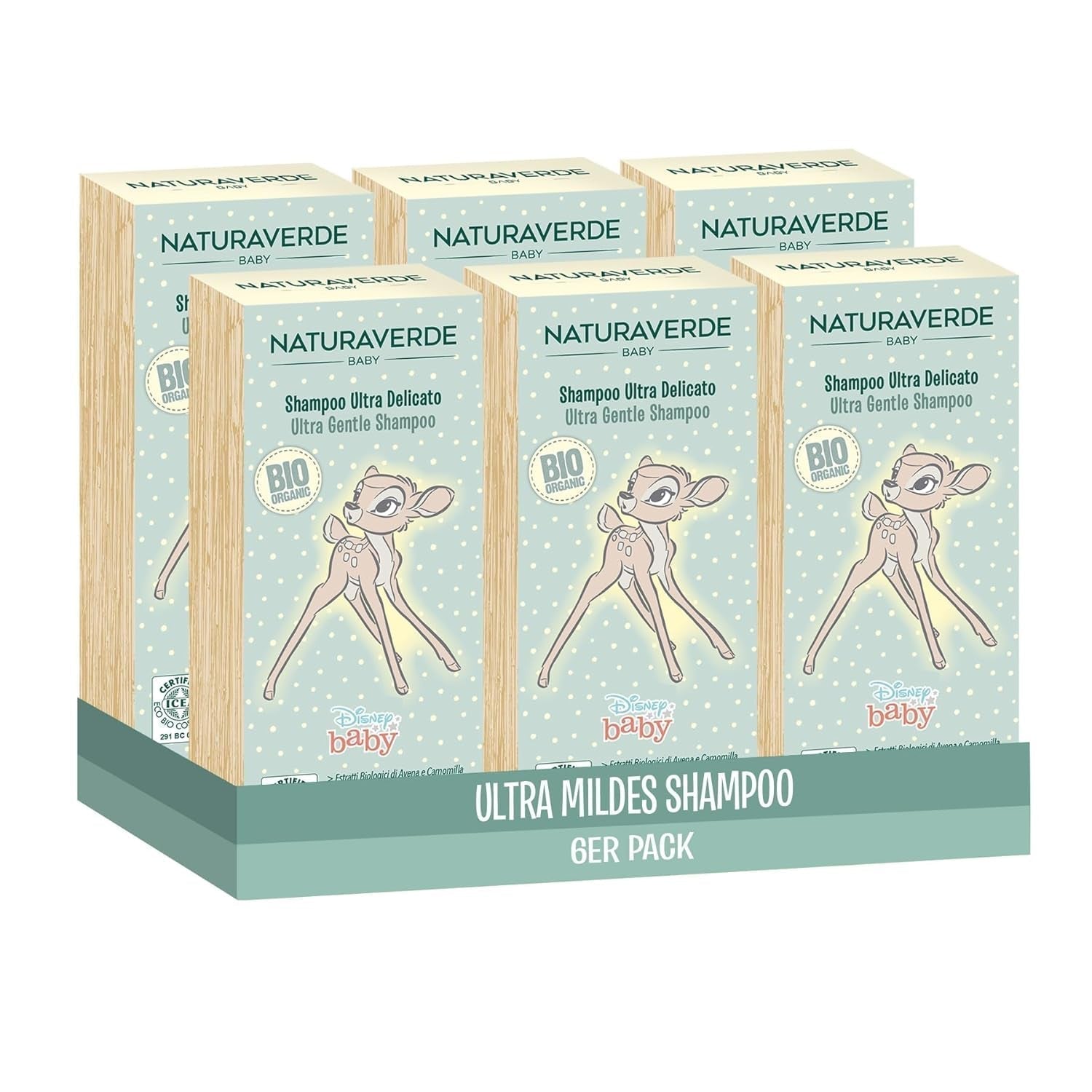 | Baby-BIO-Disney-Ultra Delikatny szampon, 6x 200ml Dzieci - Kąpiel i pielęgnacja Naty Shop Tytuł domyślny